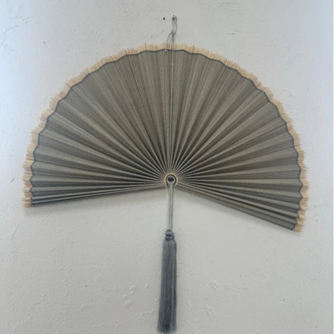 מניפת קיר במבוק ענקית דקורטיבית | דגם Imperial Bamboo Fan