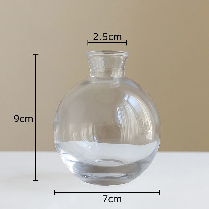 אגרטל זכוכית פיסולי אמורפי | דגם Amber Organic Vase