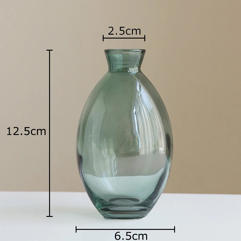 אגרטל זכוכית פיסולי אמורפי | דגם Amber Organic Vase