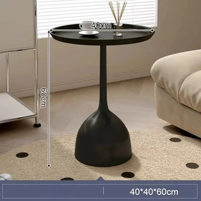 שולחן צד פיסולי עם בסיס פעמון | דגם Bell Pedestal Table