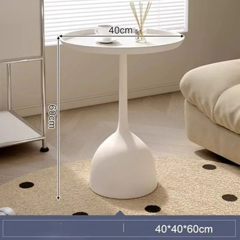 שולחן צד פיסולי עם בסיס פעמון | דגם Bell Pedestal Table