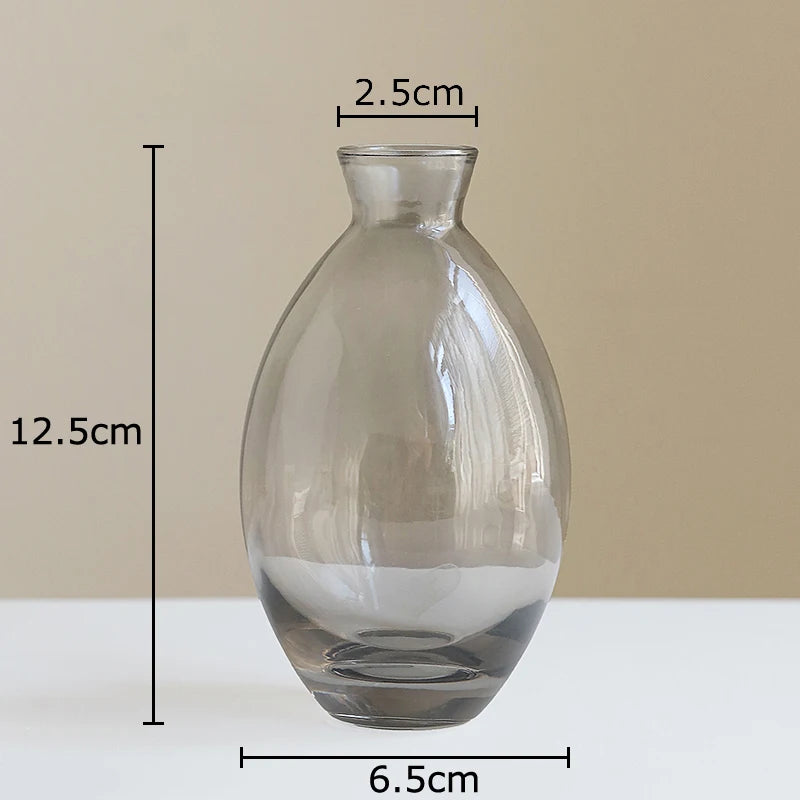 אגרטל זכוכית פיסולי אמורפי | דגם Amber Organic Vase
